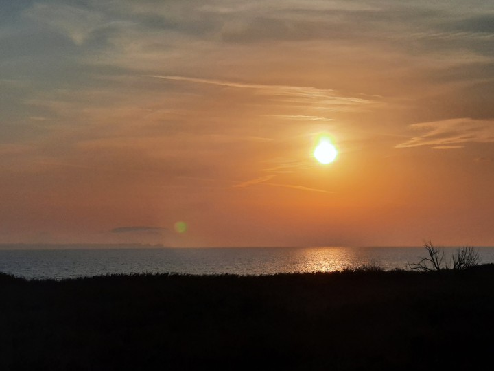 sunrise above lake Balaton