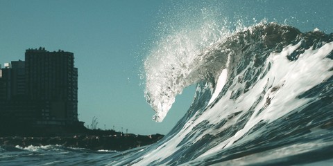 шпалери Water, tsunami