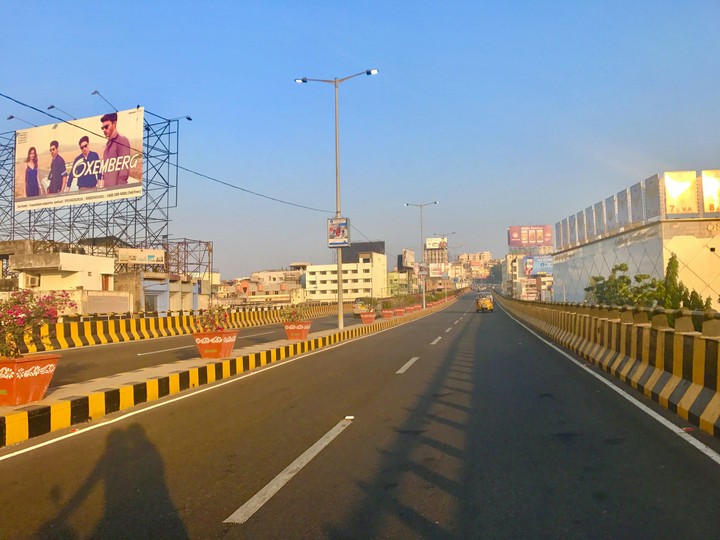 Telugu Thalli Flyover in Visakhapatnam