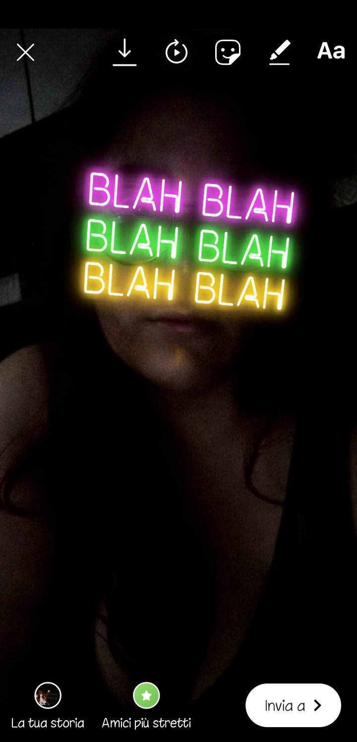 blah blah