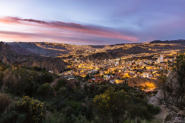 Andean Sunset La Paz