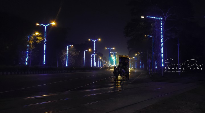 When the whole city sleeps, I walk alone
