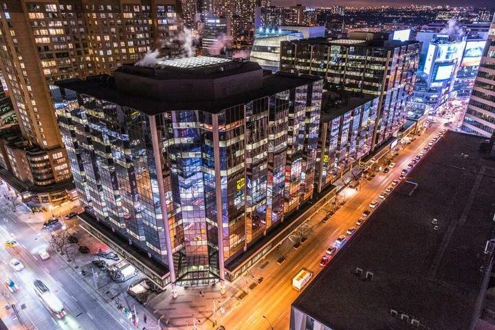 night view of a city