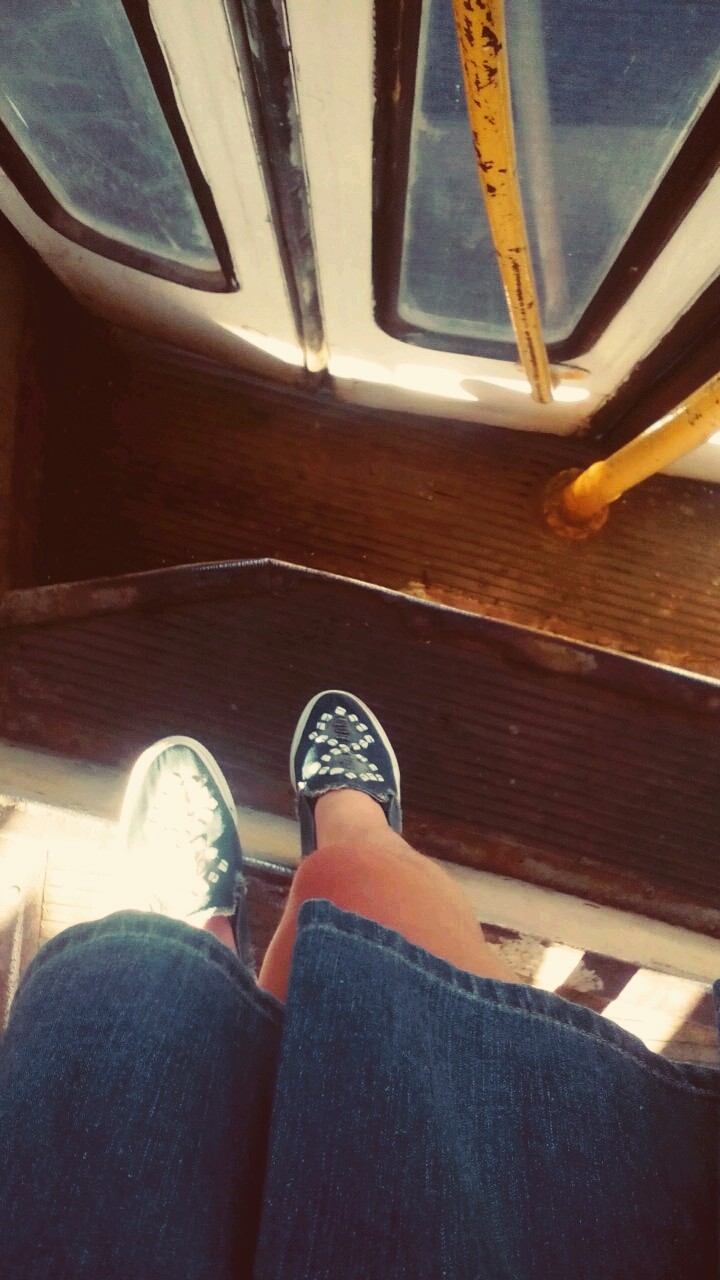 In tram