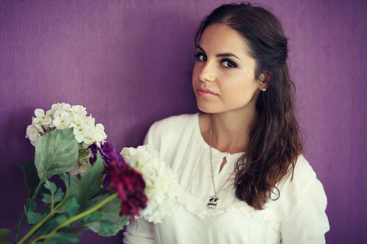 Purple-white flowers :)