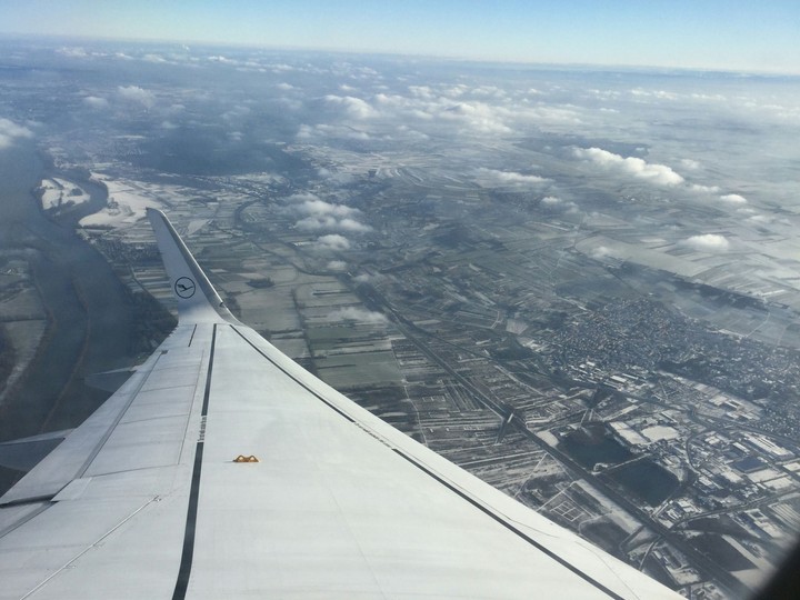 Snowfall from the skies