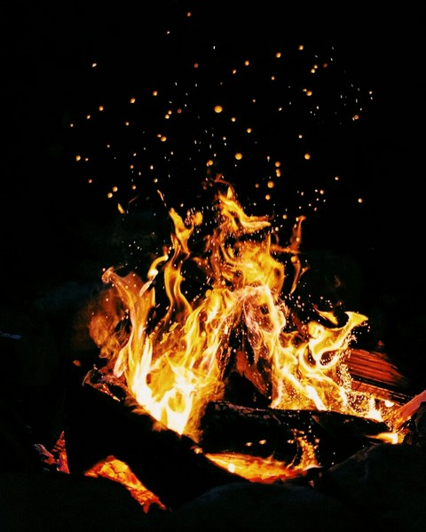 ταπετσαρίες campfire, darkness