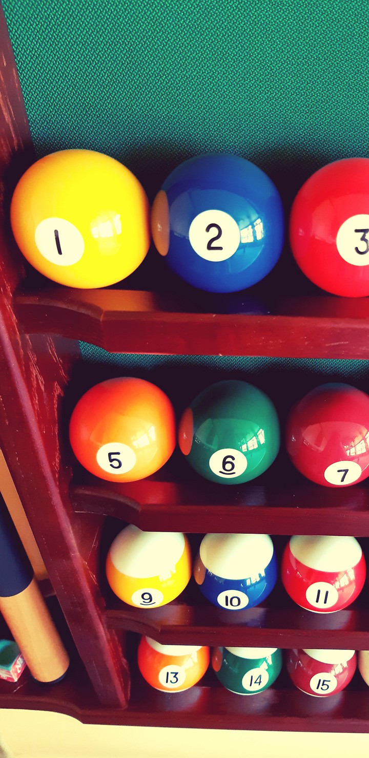 billiard balls