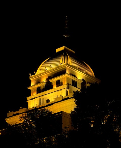 Night, Dome, Landmark