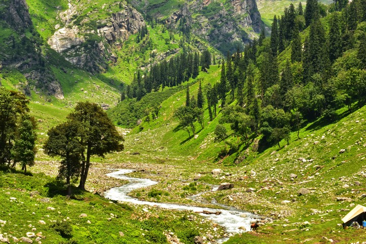 The valley in Himachal