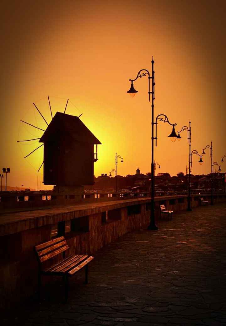 sunset in Nessebar