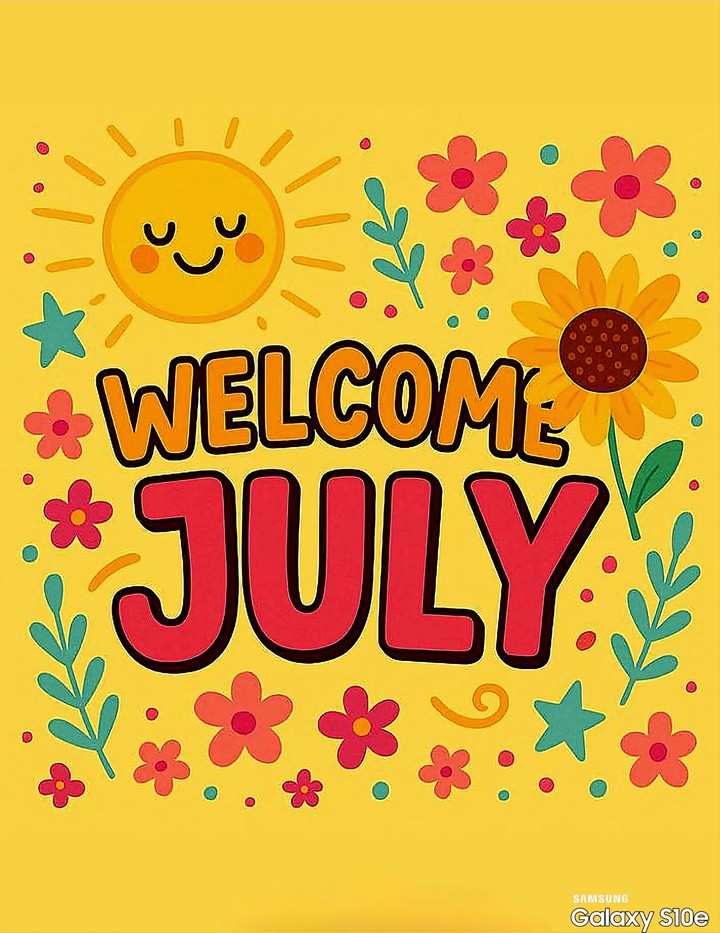 Y❤️  Welcome July