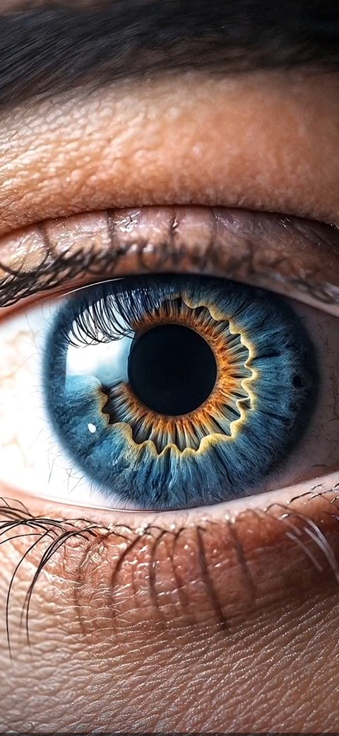 обои blue, Close-up