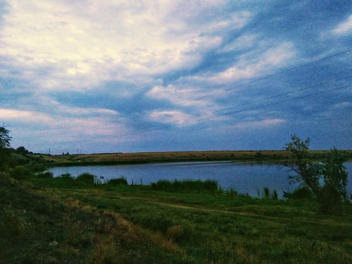 evening in village