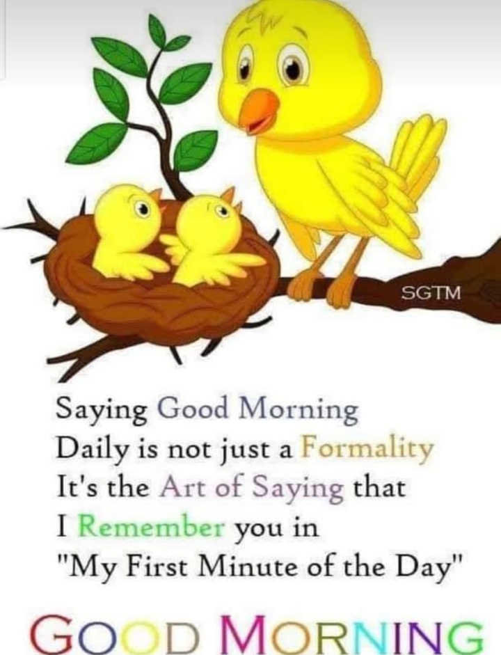 good morning