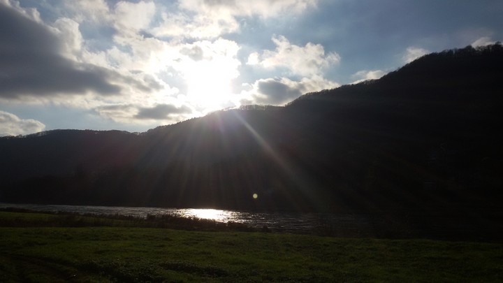 winter sunset
