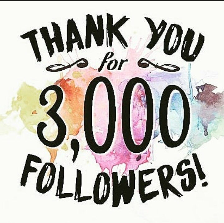 3000 followers