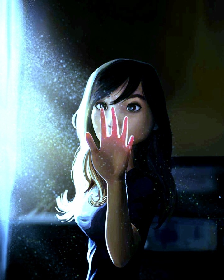 Фантастика, вампир, девушка.Fantasy, a vampire, a girl.