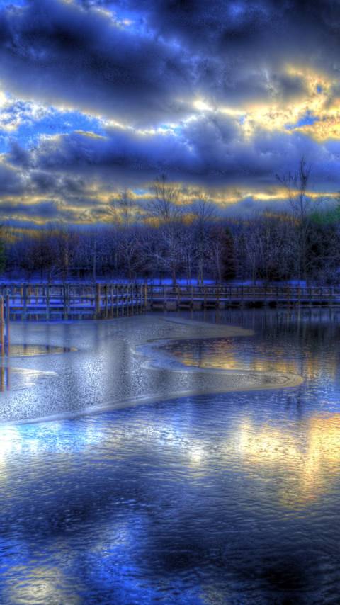 Blue nature