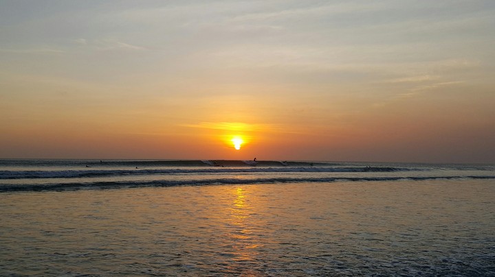 Sunset @ Kuta beach, Bali