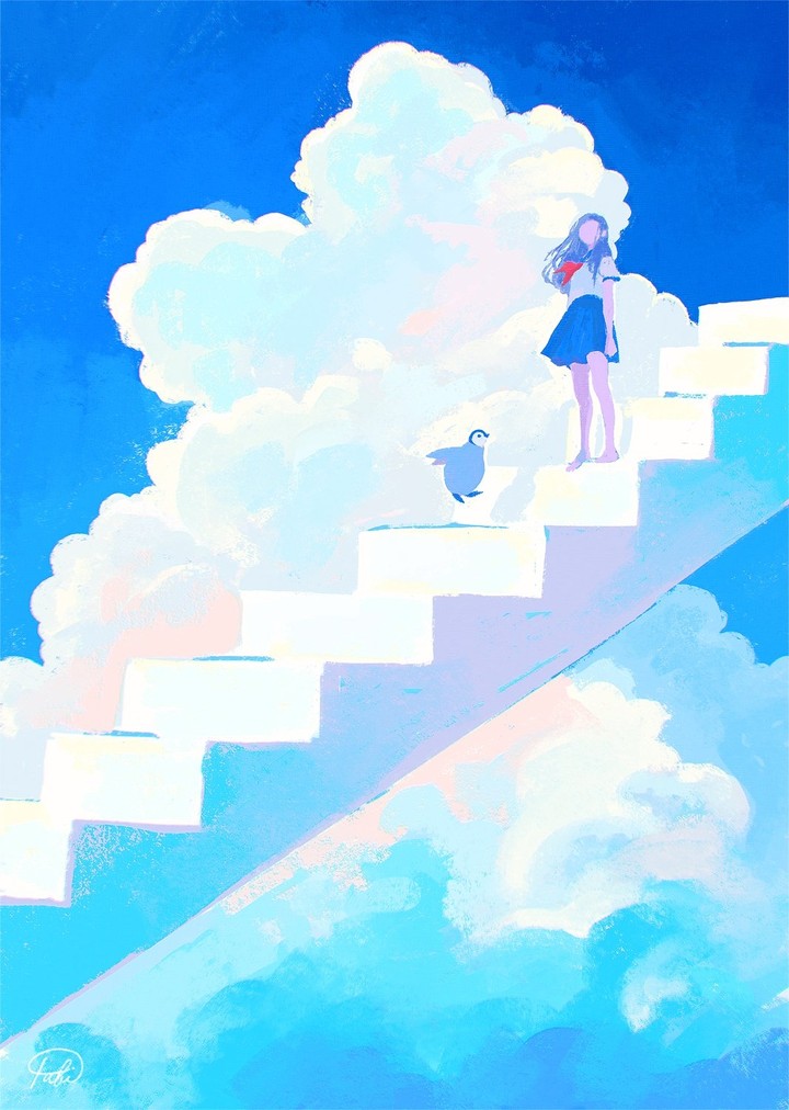 Stairs in Summer