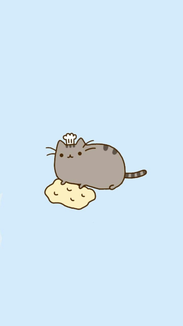 pusheen is cooking
