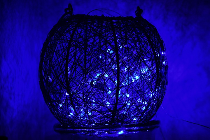 lights in dark