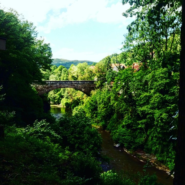 Old bridge in hometown.
