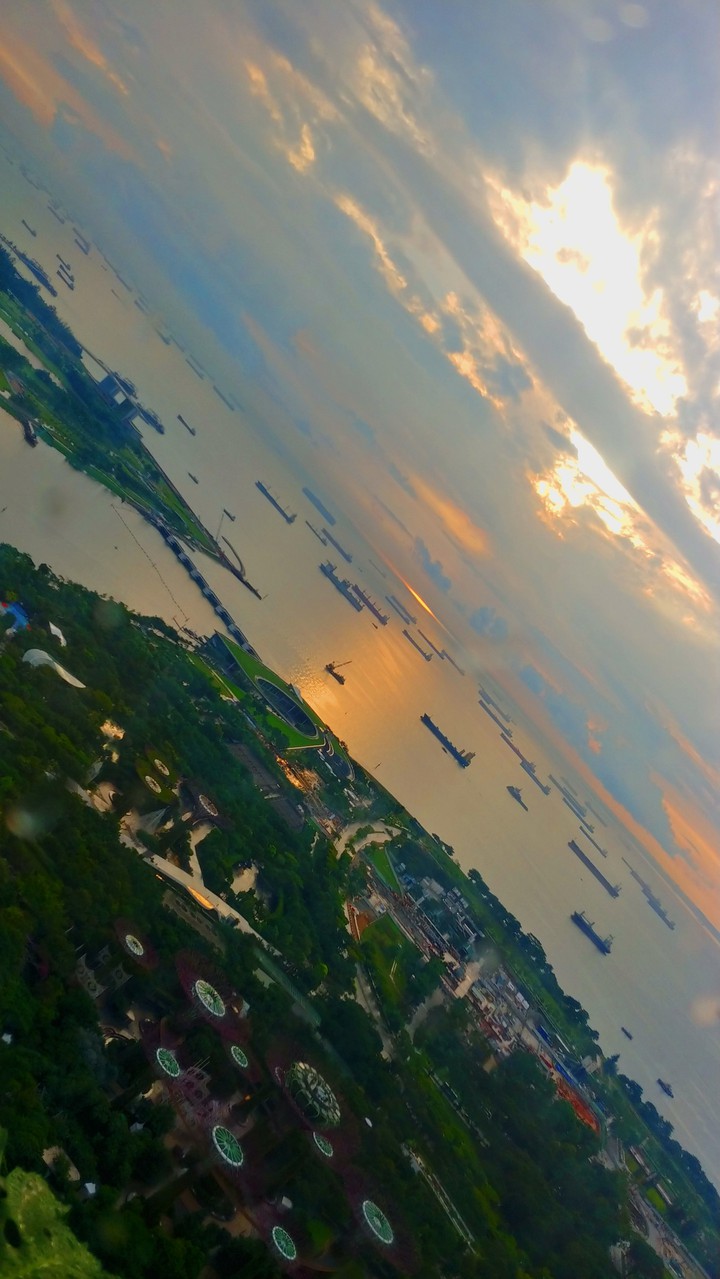 marina Bay roof sunset