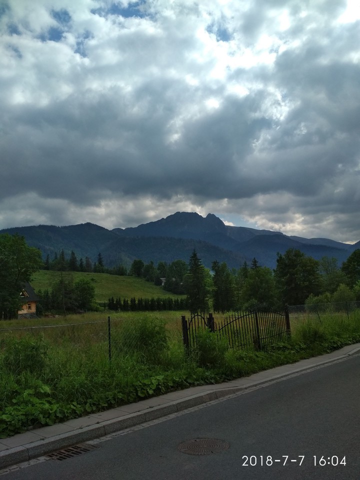 Zakopane widok na Giewont