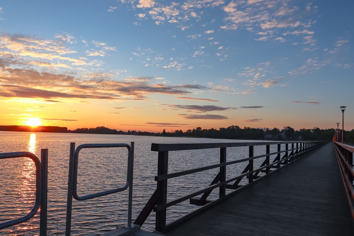 Sunset from the bridge