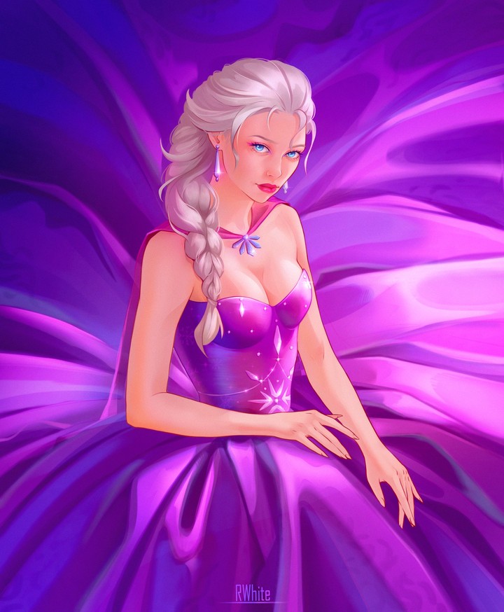 sfondi frozen, violet