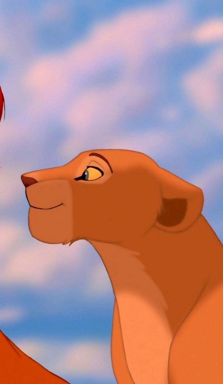 king and lion