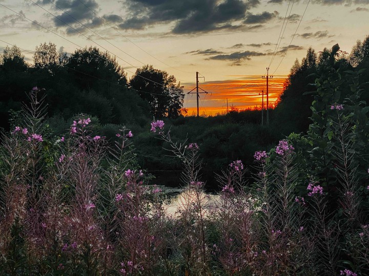 Sunset, Vologda