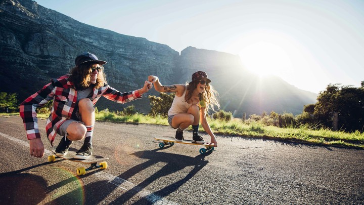 longboarding fist Bump