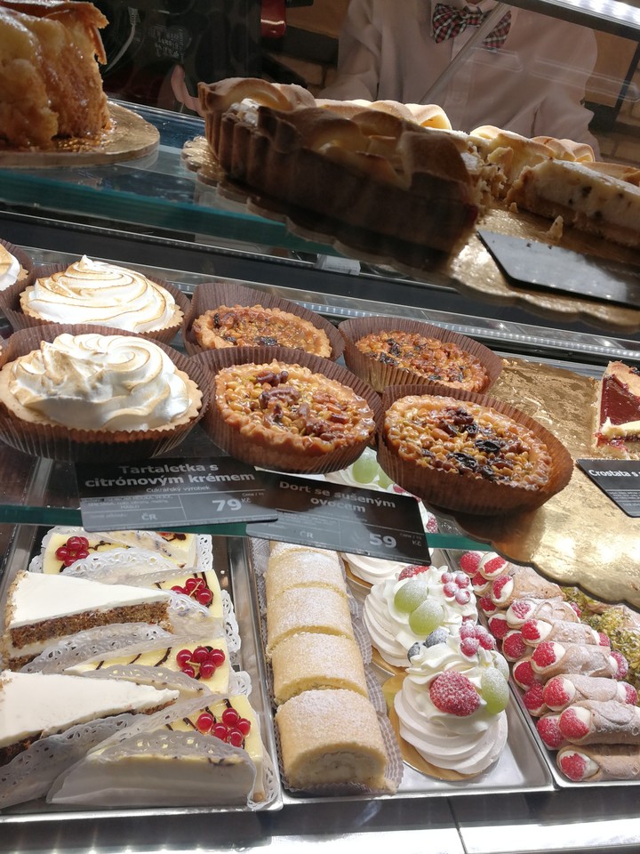 Prague Czech cakes bakery