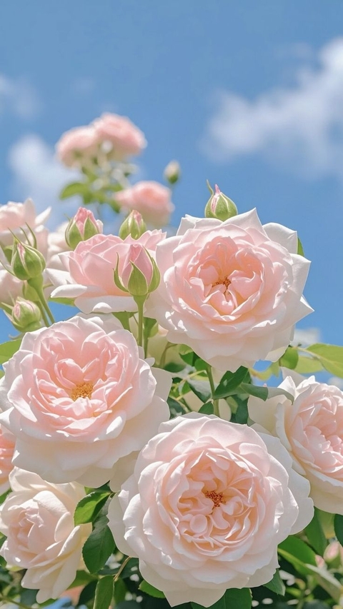 Rose with sky
