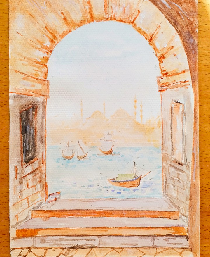 follow me from instagram to see my new watercolor painting