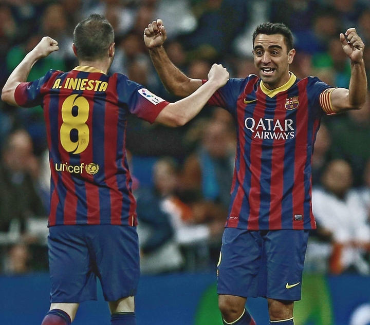 xavi & iniesta
