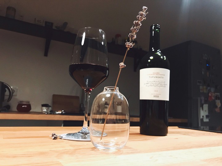 Glass of wine ...