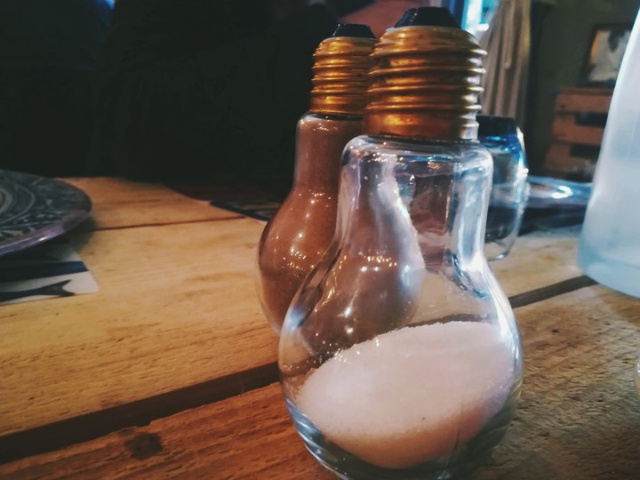 Salt cellar and pepperpot