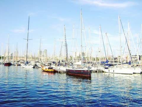 Barcelona seaport