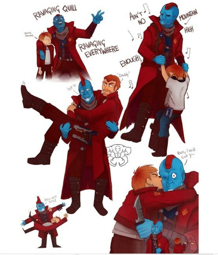 Peter Quill And Youndu Udonta