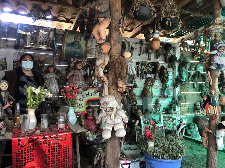 Isla de las Muñecas en Xochimilco