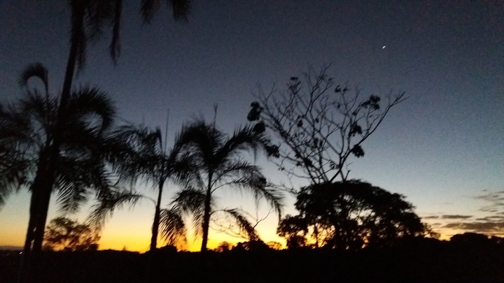 pôr do sol