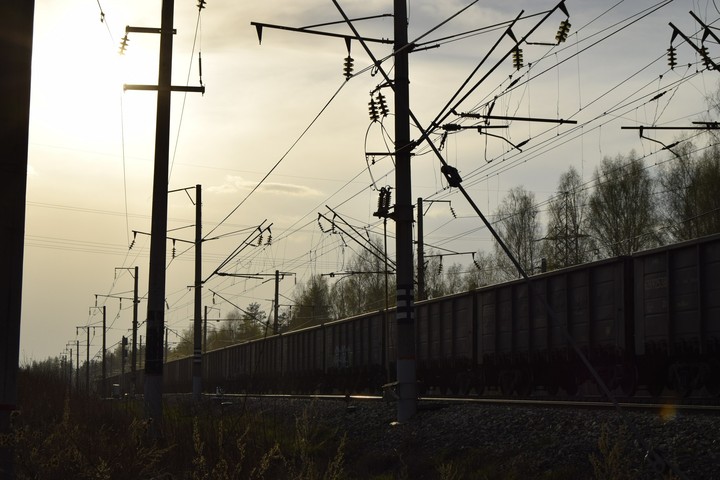 a train