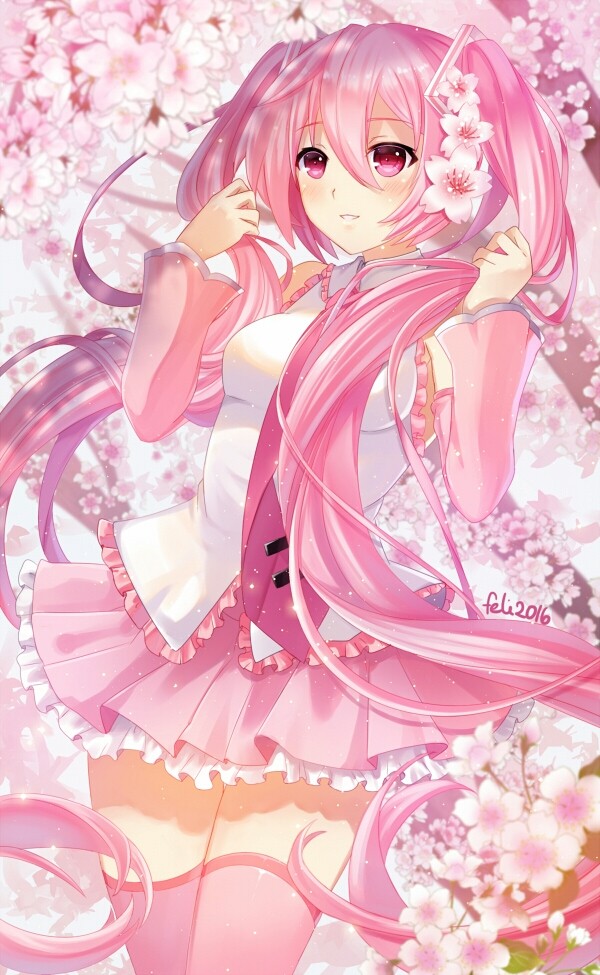 Pink Miku hatsune