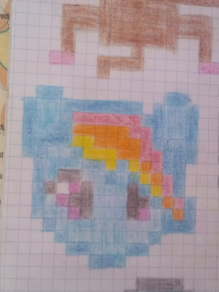 pixel rainbow dash my little pony