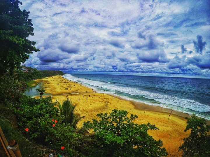 Varkala Cliff Beach.