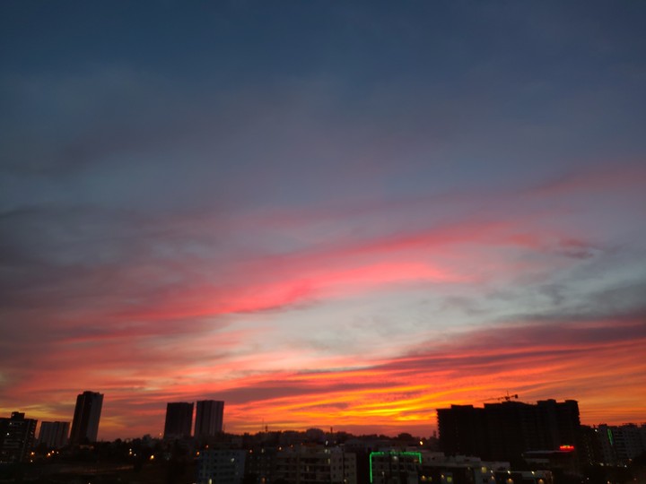 Sunset colors!